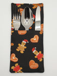 Handmade Christmas Gingerbread Fabric Tableware