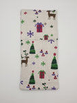 Handmade Christmas Tree, Gift Box & Reindeer Fabric Tableware