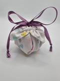 C1089 - Handmade Chocolate Orange / Bath Bomb Fabric Gift Pouch / Cover