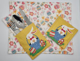 Handmade Fun Easter Fabric Tableware