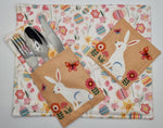 Handmade Fun Easter Fabric Tableware