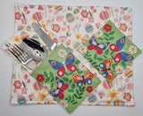 Handmade Fun Easter Fabric Tableware