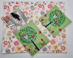 Handmade Fun Easter Fabric Tableware