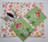 Handmade Fun Easter Fabric Tableware