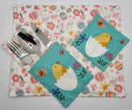 Handmade Fun Easter Fabric Tableware