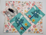 Handmade Fun Easter Fabric Tableware