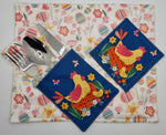 Handmade Fun Easter Fabric Tableware