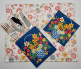 Handmade Fun Easter Fabric Tableware