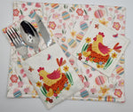 Handmade Fun Easter Fabric Tableware