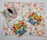 Handmade Fun Easter Fabric Tableware