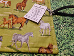 Horse Print Handmade Waterproof Base Sit Mat - Great for Picnics