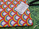 Rainbow Print LGBTQ+ Handmade Waterproof Base Sit Mat - Great for Picnics