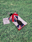 Union Jack Flag Patriotic Print Handmade Doggie Doo / Puppy Poop Bag Holder Pouch