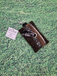 Shades of Brown Stripe Handmade Doggie Doo / Puppy Poop Bag Holder Pouch