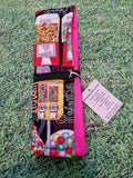 Black with Colourful Gumball Machine Sweet Print Handmade Waterproof Base Sit Mat - Great for Picnics