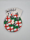 England Flag Football Print Handmade Helping Hand Playing Card Holder
