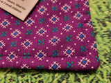 Purple with Patch Like Pattern Print Handmade Waterproof Base Sit Mat - Great for Picnics