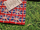 Union Jack Flag Coronation Print Handmade Waterproof Base Sit Mat - Great for Picnics