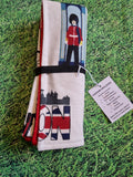 London Theme Coronation Patriotic Print Handmade Waterproof Base Sit Mat - Great for Picnics