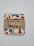 Set of 6 Garden Theme Print Handmade Reusable Make Up Remover Pads