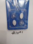 No.1091 Lot of 4 Assorted Buttons
