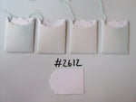 Set of 4 No.2612 Shades of Pale Green Unique Handmade Gift Tags