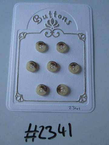 #2341 Lot of 7 Pale Beige with 'Champion' Wording Buttons