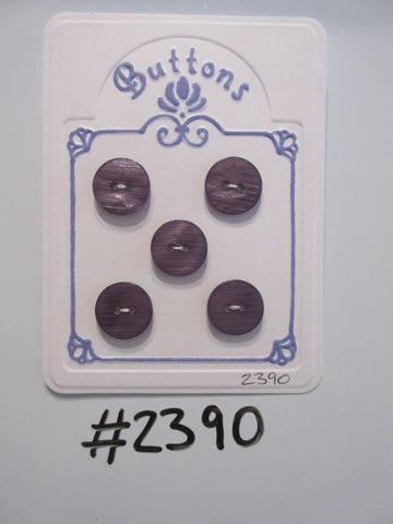 #2390 Lot of 5 Lavender Buttons