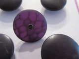 #2397 Lot of 5 Dark Purple Buttons