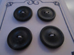 #3097 Lot of 4 Navy Blue Swirl Buttons