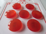 #3140 Lot of 7 Orange Buttons