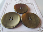 #3175 Lot of 3 Gold Colour Buttons