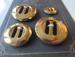 #3187 Lot of 4 Gold Colour Buttons