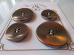 #3224 Lot of 4 Copper Colour Buttons