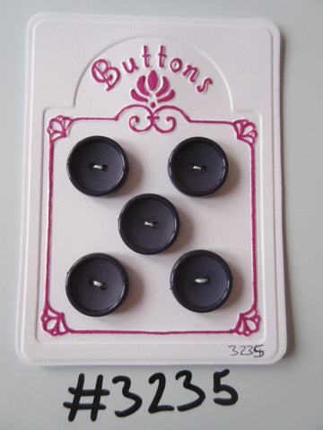 #3235 Lot of 5 Purple Buttons