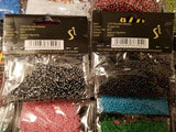 Lucky Dip 40 x Packs of Randomly Picked Dazzle Seed Beads